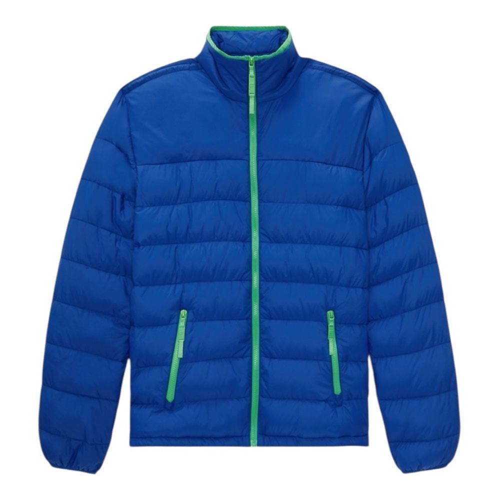 Fabletics Packable Nylon Puffer Classic Blue Mens… - image 3
